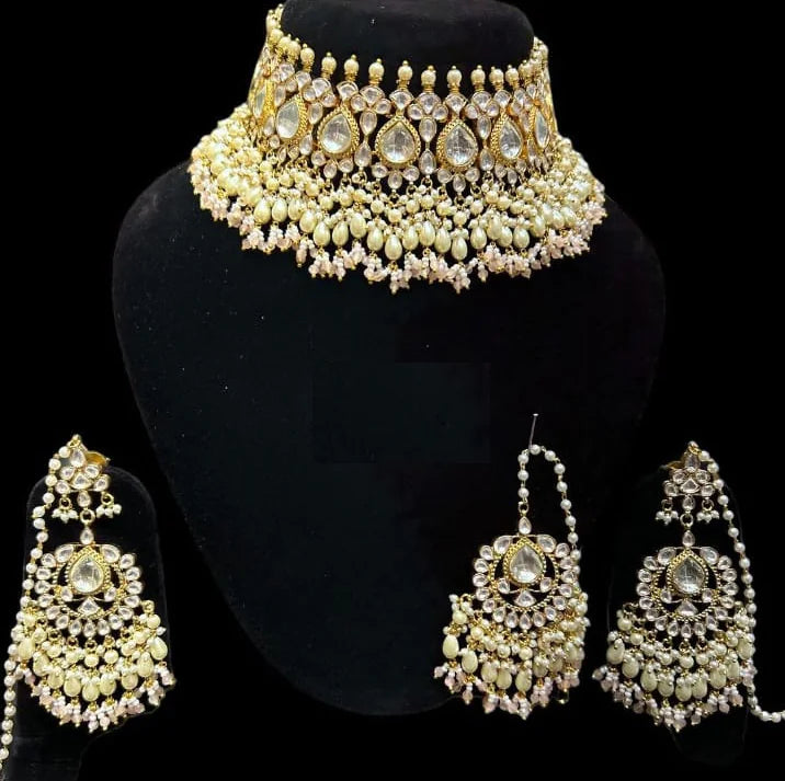 Gold-Plated Multicolor Jewel Set - Elegant Necklace & Earrings | Genuine Gemstone Jewelry