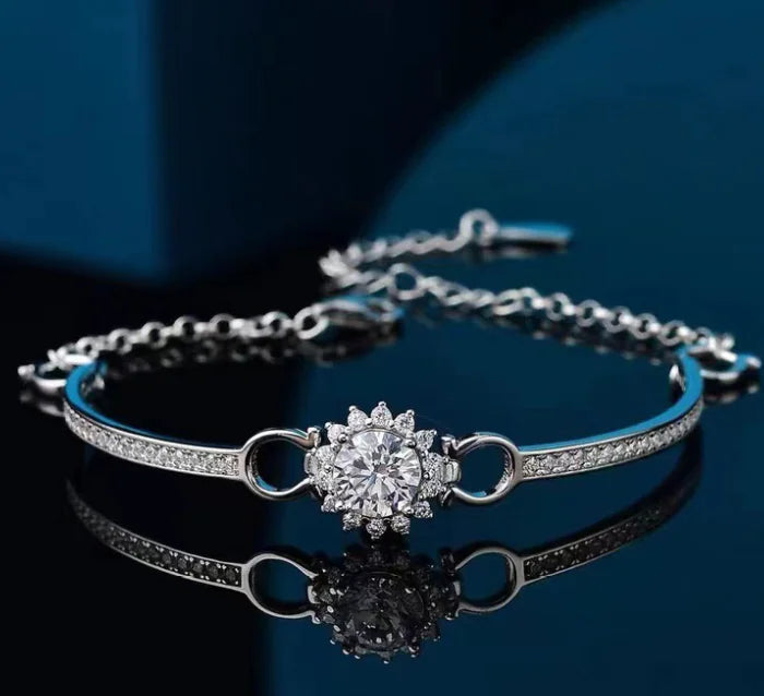 Ladies Fashion Sterling Silver Bracelet