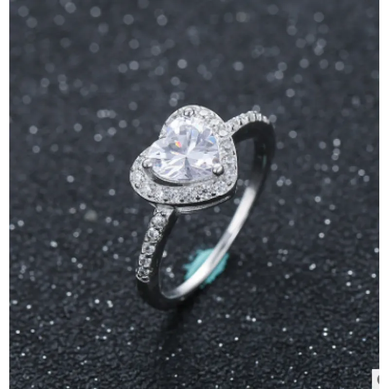 925 Sterling Silver Heart Ring