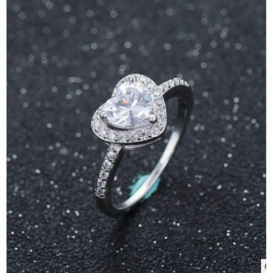 925 Sterling Silver Heart Ring