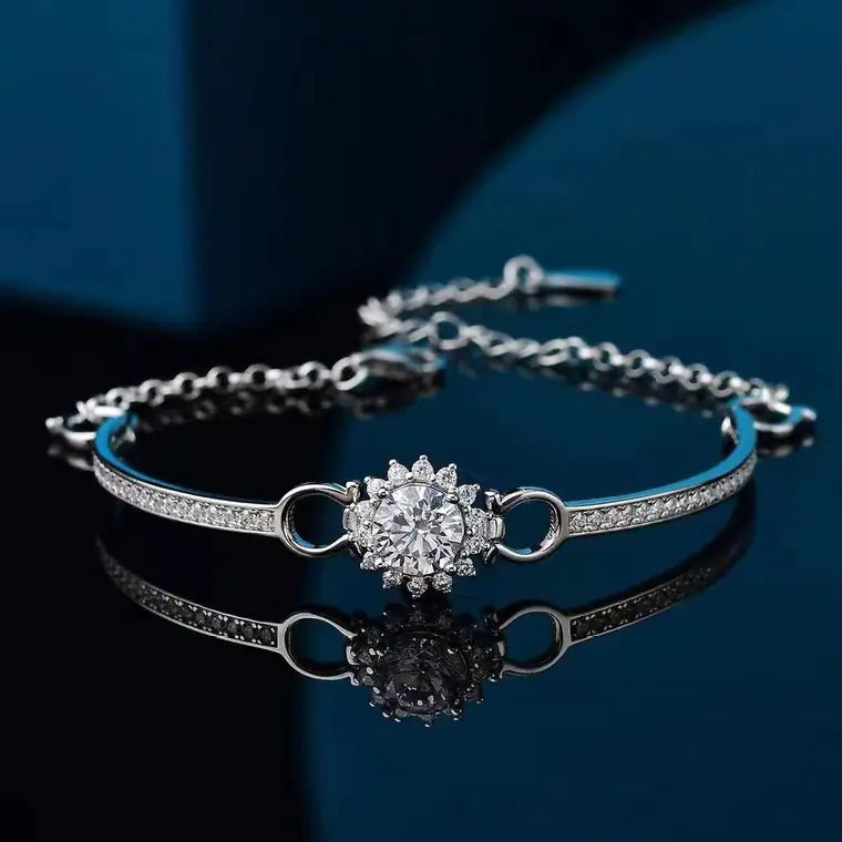 Ladies Fashion Sterling Silver Bracelet
