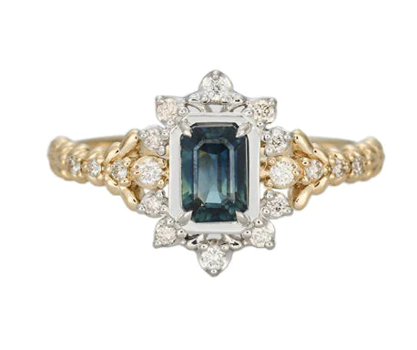 925 Silver Natural Topaz Ring