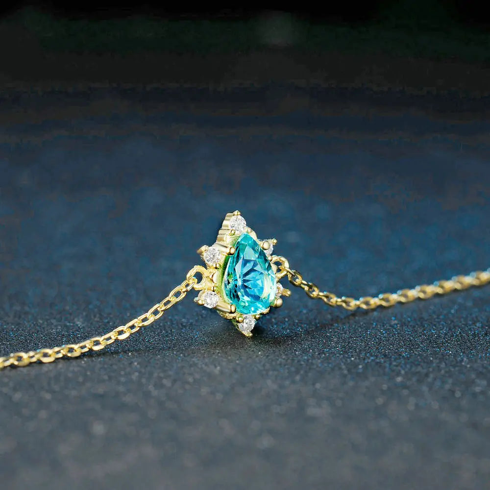 925 Silver Colorful Gemstone Bracelet with Natural Apatite