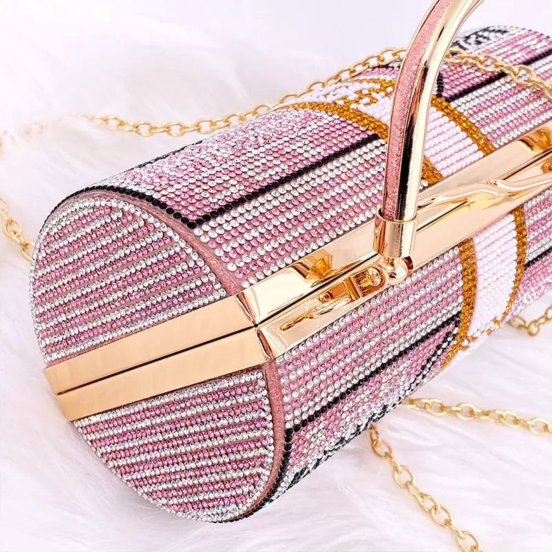 Luxury Crystal Dollar Design Evening Clutch - Money USD Bag | Multiple Colors