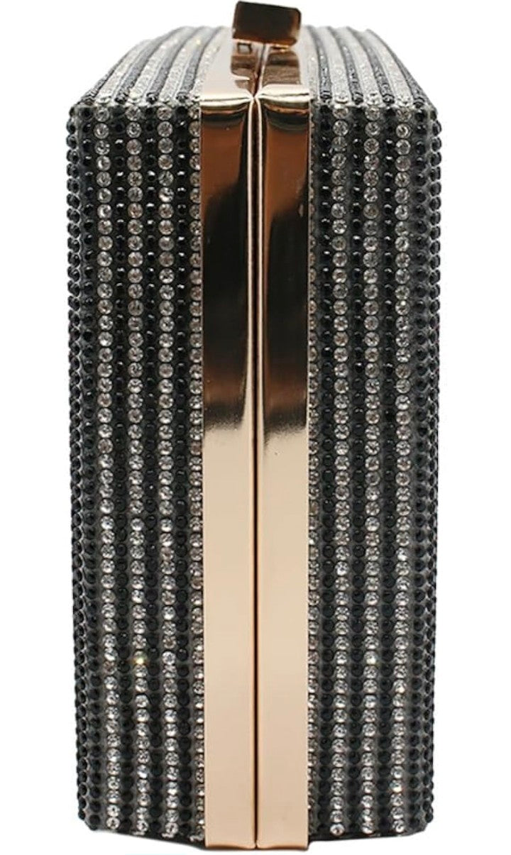 Vintage Rhinestone Crossbody Bag - European Style Retro Handbag