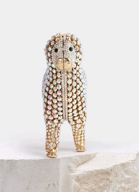 Genuine Crystal Animal-Shaped Evening Bag Set - Luxury Dinner Clutch Collection